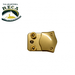 PLT311 - BROCHE CHAPA ORO